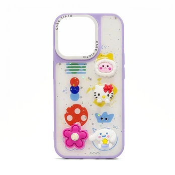 iLike Apple iPhone 13 epoksidinės plėvelės dėklas, violetinis