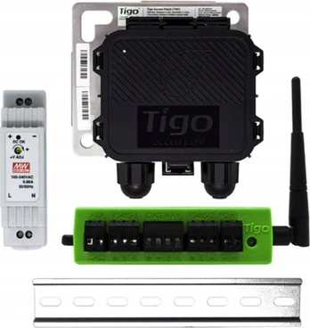 Tigo CLOUD CONNECT ADVANCED, TAP, DIN RAIL PS