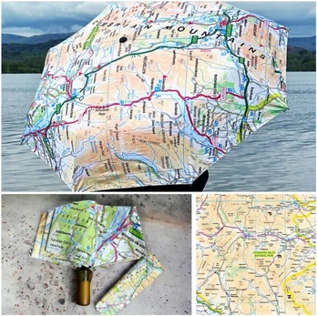 OS Map Premium Umbrella - Yorkshire Dales National Park