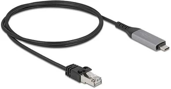 Delock USB LAN Kabelis USB Type-C™ zu RJ45 Gigabit Ethernet 1 m