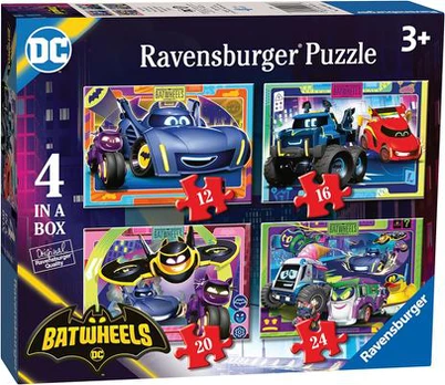 Dėlionė Ravensburger Batwheels 4in1