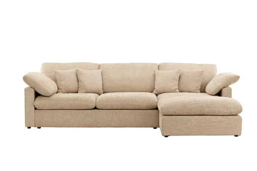 Amalfi Corner Sofa - Sand Fabric /