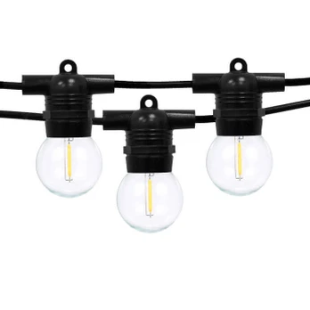 Lauko Led girlianda 10 m Glow juoda