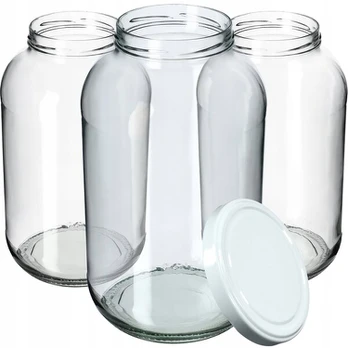 Stiklinis stiklainis, 4 l.