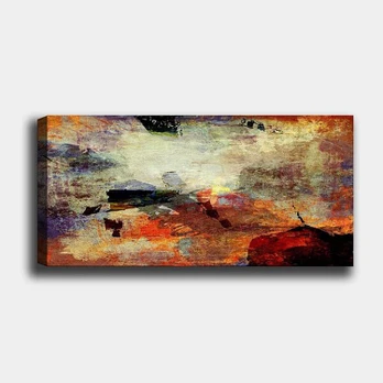 Reprodukcija ant drobės Abstrakcija, 30x80 cm
