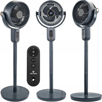 Pastatomas ventiliatorius 50W su LCD ir pulteliu