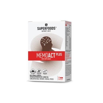 SUPERFOODS MEMOACT PLUS, 30 kaps.