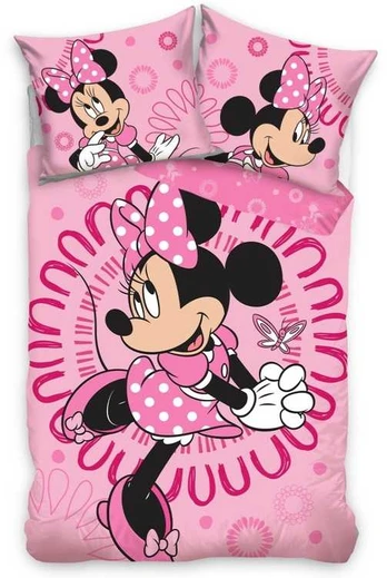 MCU Disney Minnie Mouse Sengetøj - 100 procent bomuld