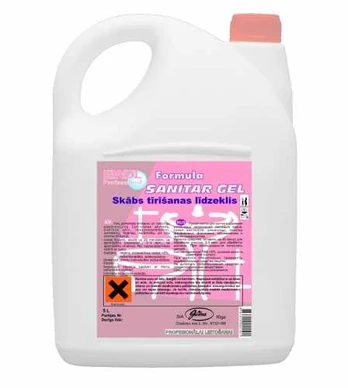 Ewol Wc tīr.s želeja. formula sanitar gel. 5l