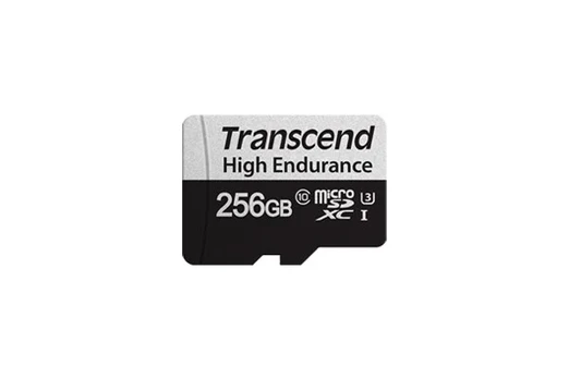 "CARD microSD Card 256GB Transcend SDXC USD350V w/adapter"