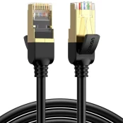 Network cable Ugreen NW107 RJ45/Cat 7 STP 15m - black kaina