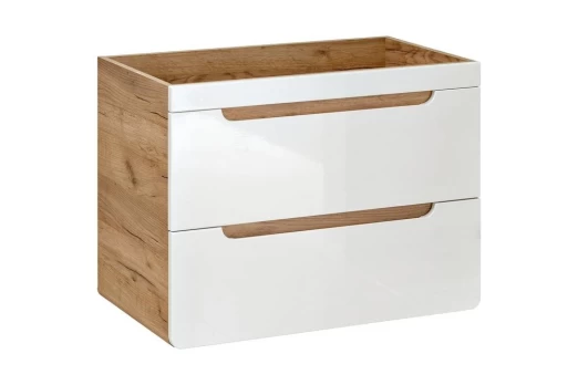 Vonios spintelė COMAD ARUBA WHITE 821- 80CM  FSC, balta