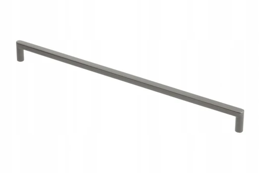 Furniture handle GTV NYXA, C=320 mm, L=330 mm, ZnAl, light graphite