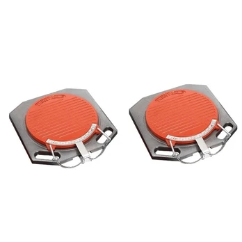 ⬡ Raudonų pasukimo platformų rinkinys (2 vnt.) (PLFS50RT, PULI)