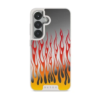 Tribal - Samsung Galaxy S25 Case, Elite Mirror Light (Magnetic) / Silver