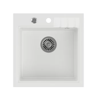 Virtuvinė plautuvė Quadron PETER 110 HCQP5052BIK, balta