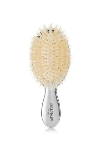 BALMAIN HAIR mini sidabrinis plaukų šepetys / Silver Spa Brush mini
