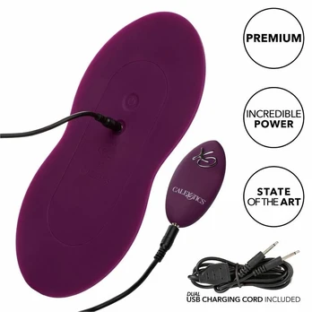 CalExotics Dual Rider Intimate Machine with Remote, Silicone, 12 Modes