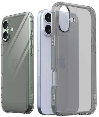 Araree etui Flexield iPhone 16 Plus 6.7" dymny/clear juodas AR20-02102B