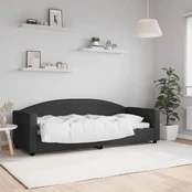 Lova Sofa, juodos spalvos, 80x200cm, audinys kaina
