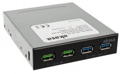 Akasa Panel przedni 2x USB 3.2 Gen 1 + 2x USB QC3.0 (AK-ICR-34) kaina