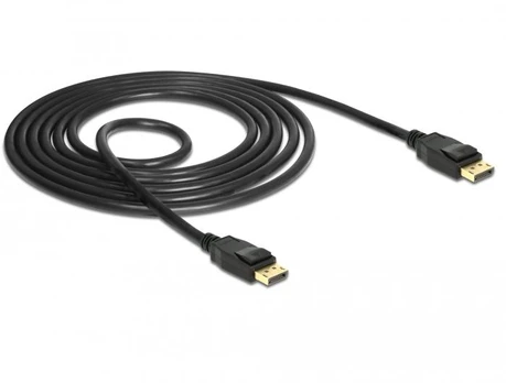 DELOCK Kabelis DP 1.2 -> DP St/St 1.5m juodas 4K 60Hz