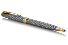 Tušinukas Parker Sonnet Premium Chiselled Silver GT - 1931492 kaina