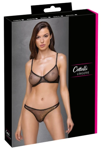 Cottelli lingerie seksualus 2 dalių komplektas bh Set Shaped 85B/L