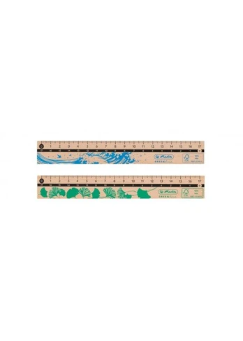 Liniuotė medinė GREENline 17cm