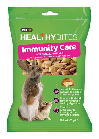 Healthy Bites mažų graužikų imunitetui gerinti, 30 g