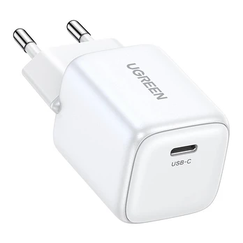 GaN 20W USB-C charger Ugreen Nexode mini CD318 - white