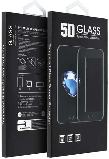 5D Full Glue Tempered Glass - for Huawei P20 Pro black