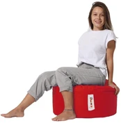 Lauko pufas Round Pouf-Red Raudonas kaina