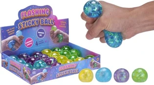Squishy Flashing Sticky Ball 5cm, 1 pcs (70437)