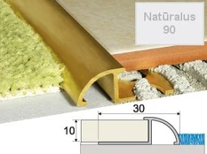 Profilis Effector A59 užbaigimo | natūralus 200 cm 30x10 mm