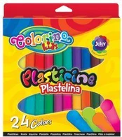 Plastilinas COLORINO 42642PTR, 24 spalvos
