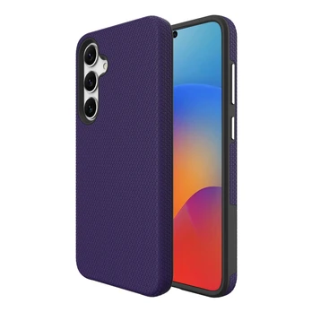 Dėklas Perfectionists Triangle Case Samsung S721 S24 FE violetinis