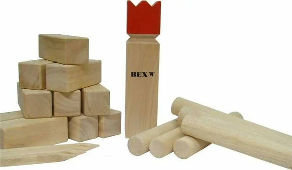 Tactic Gra rzucana Bex Kubb Original Raudona King