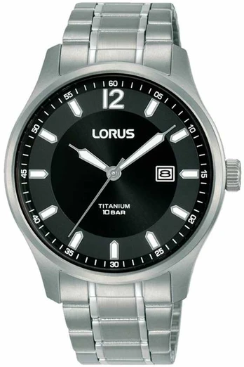 Laikrodis vyrams Lorus RH995QX9 Juoda Sidabras