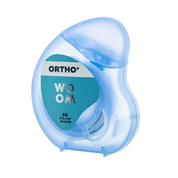 Dantų šepetėlis Woom Ortho+ dantų siūlas