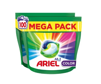 Skalbimo kapsulės ARIEL Color, 100 skalb.