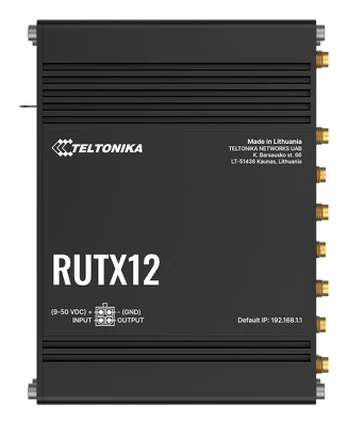Teltonika RUTX12 Cellular network router | RUTX12200000 | 4779051843831
