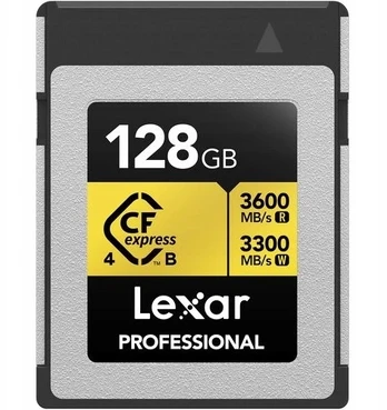 Atminties kortelė Kortelė Lexar Professional Gold CFexpress 128 GB (LCXEXP4128G-RNENG)