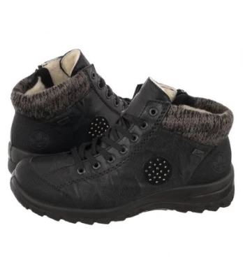 Rieker Czarne L7110-01 Black (RI37-a) batai