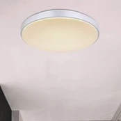 Sonny LED lubinis šviestuvas, sidabrinis, CCT, Ø 41 cm