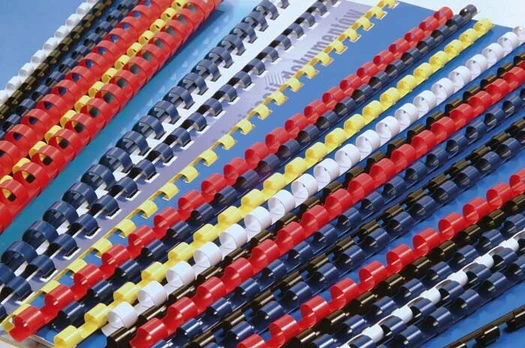 Plastikinės įrišimo spiralės 405053, 5 mm, mėlynos, 100 vnt,