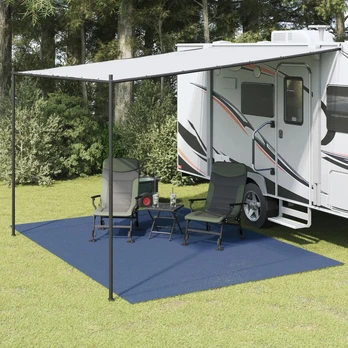 Stovyklavimo paklotas, mėlynos spalvos, 4x3m