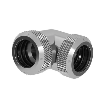 Barrow Multi-Link Adapteris 90 laipsnių 14mm AD iki 14mm AD Hardtube - sidabrinis