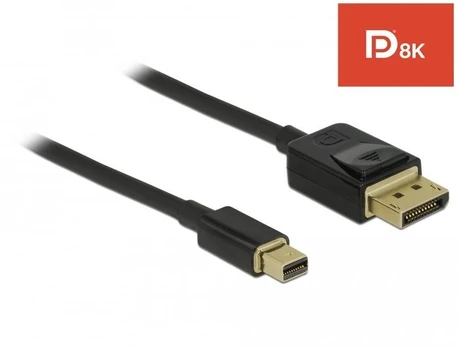 Laidas Delock Displayport, Mini Displayport, 1 m