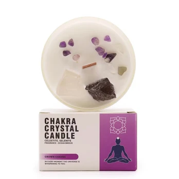 - Crown Chakra - krištolinė žvakė